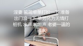 淫妻 简简单单打扮一下 准备出门浪一下 单男化为无情打桩机 水声 啪啪声 老婆一逼的骚水