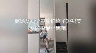 商场女厕全景偷拍格子短裙美女的极品小黑鲍